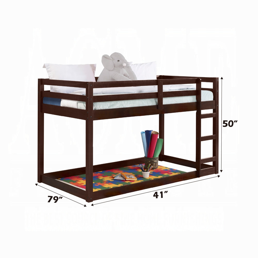 ReForm Creative Home Barney Twin Bunk Loft Bed - Espresso Free Delivery USA & Canada