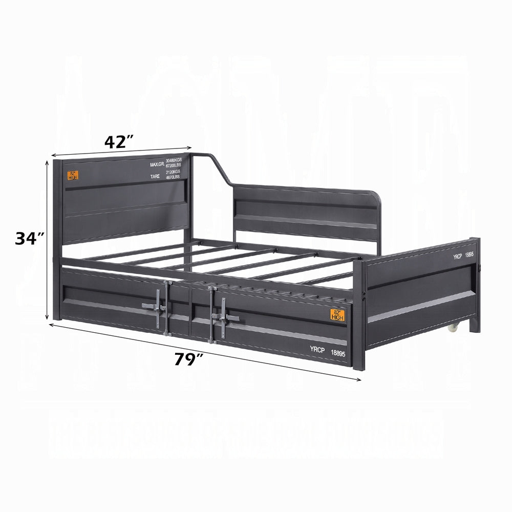 ReForm Creative Home Kamotsu Daybed w/Trundle - Gunmetal Grey Free Delivery USA & Canada