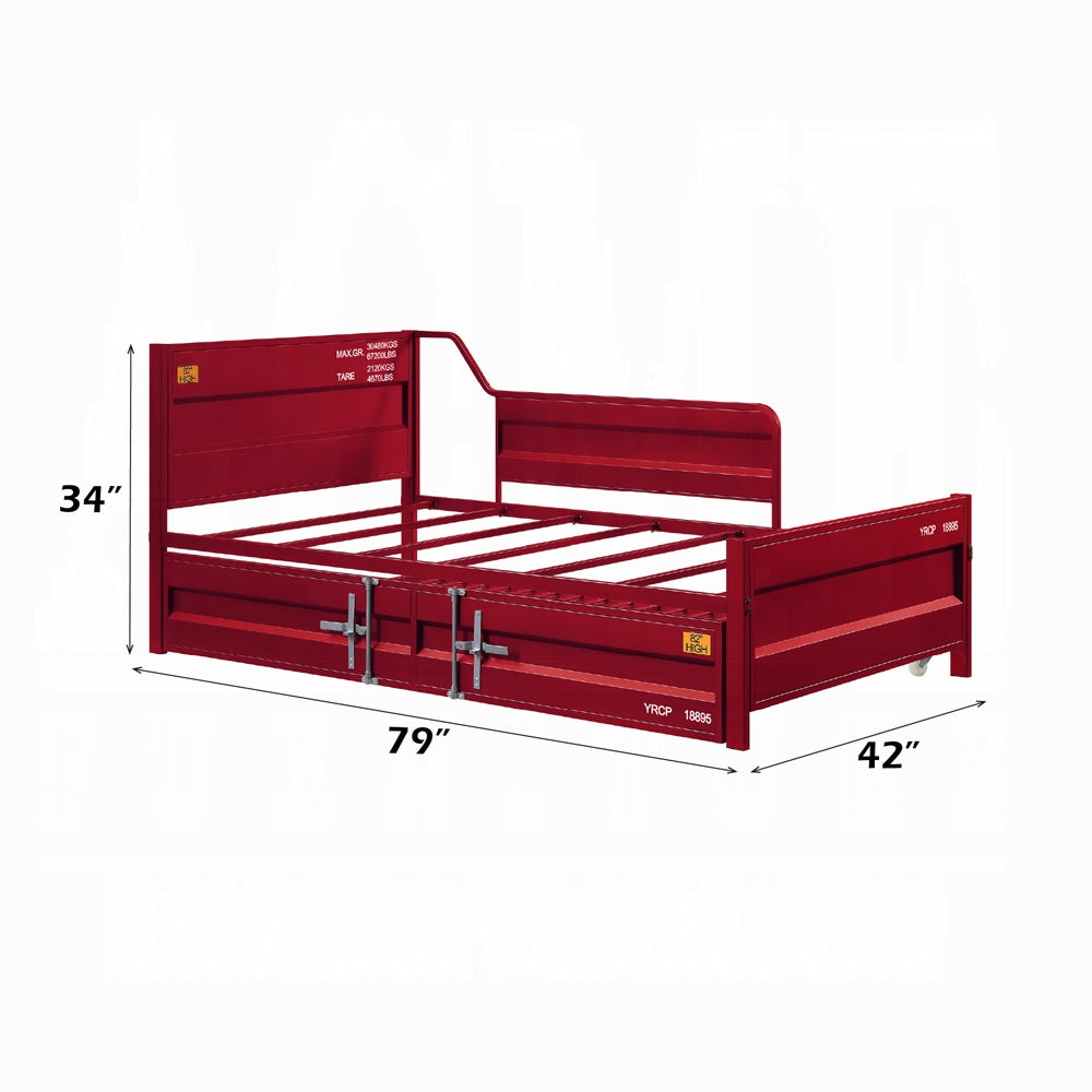 ReForm Creative Home Kamotsu Daybed w/Trundle - Red Free Delivery USA & Canada