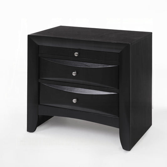 Neend Storage Nightstand - Black