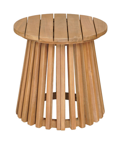ReForm Creative Home-Olmo Outdoor Side Table - Natural. Free Delivery-USA & CANADA