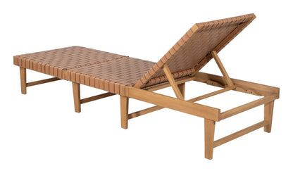 ReForm Creative Home Brisa Outdoor Chaise Lounger - Brown. Free Delivery-USA & CANADA