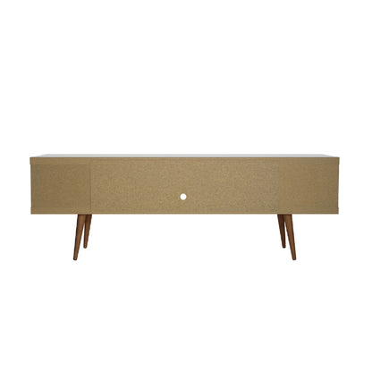 Eureka Modern 70.47" TV Stand with 4 Shelves - White