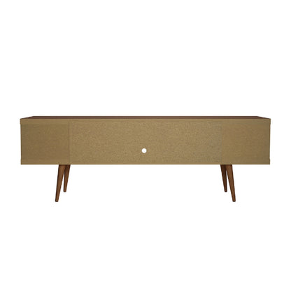 Eureka Modern 70.47" TV Stand with 4 Shelves - Maple Cream