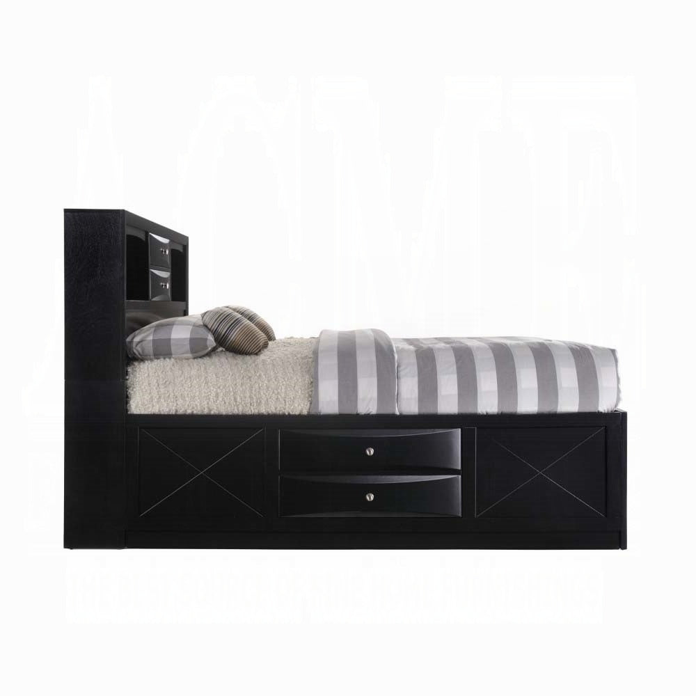 ReForm Creative Home Neend Multi Drawer Storage Platform Bed - Grey Oak Free Delivery USA & Canada