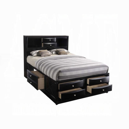 ReForm Creative Home Neend Multi Drawer Storage Platform Bed - Grey Oak Free Delivery USA & Canada