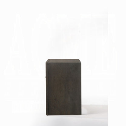 Table de chevet de rangement Neend - Chêne gris