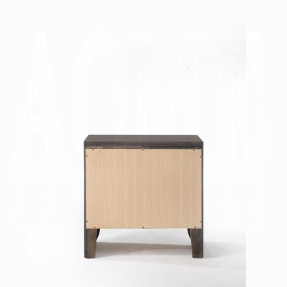 Table de chevet de rangement Neend - Chêne gris
