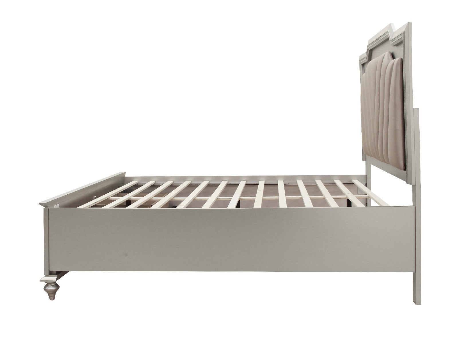 ReForm Creative Home Muskan Platform Storage Bed w/Led Lighting - Champagne Free Delivery USA & 