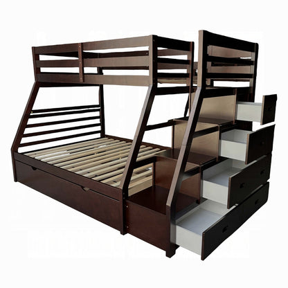 ReForm Creative Home Mojo Twin/Full Bunk Loft Bed W/Trundle & Storage - Espresso Free Delivery USA & Canada
