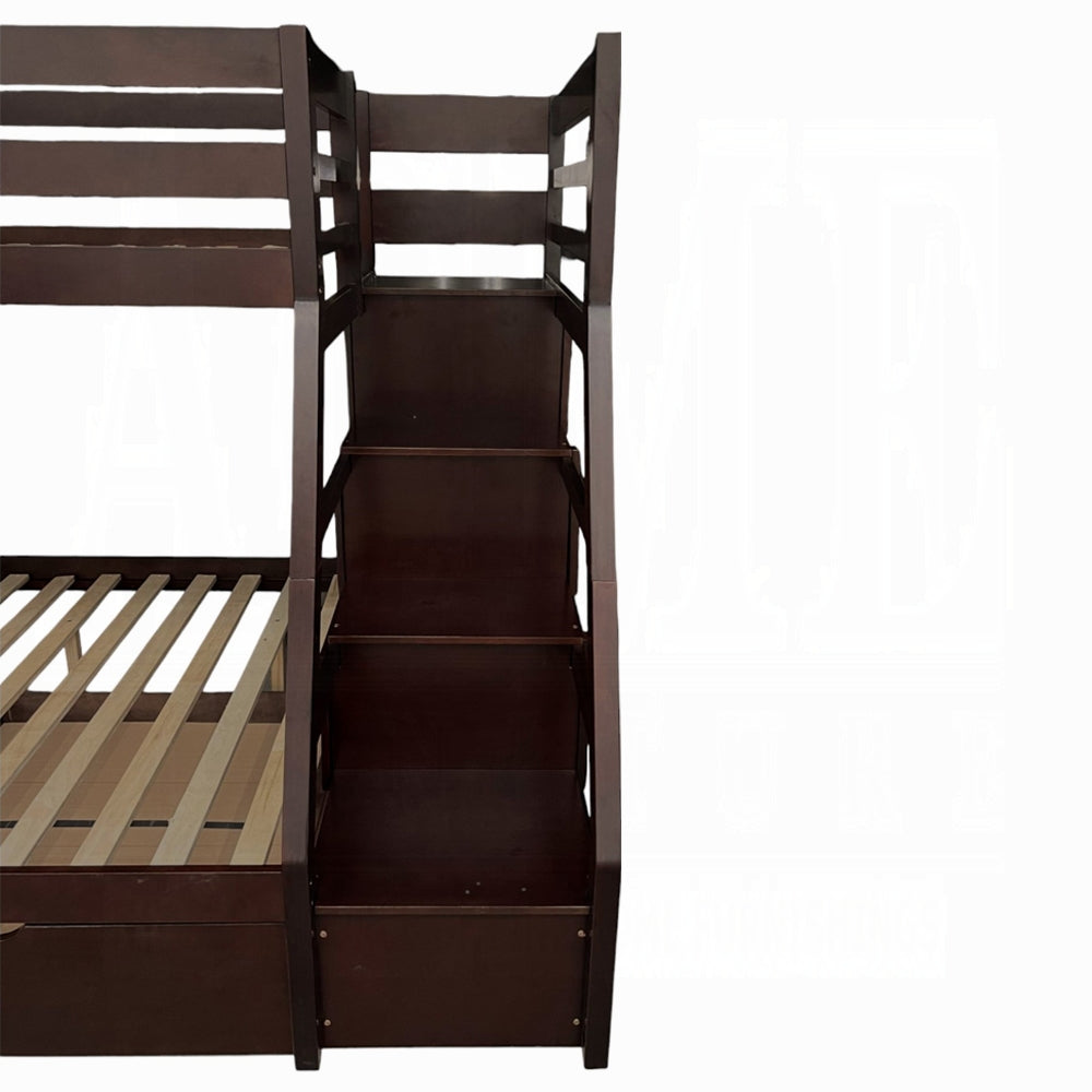 ReForm Creative Home Mojo Twin/Full Bunk Loft Bed W/Trundle & Storage - Espresso Free Delivery USA & Canada