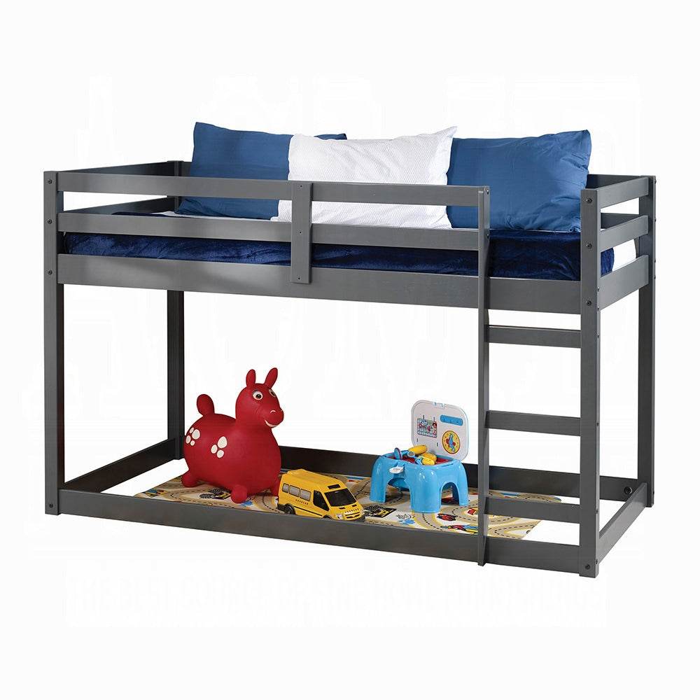 ReForm Creative Home Barney Twin Bunk Loft Bed - Grey Free Delivery USA & Canada