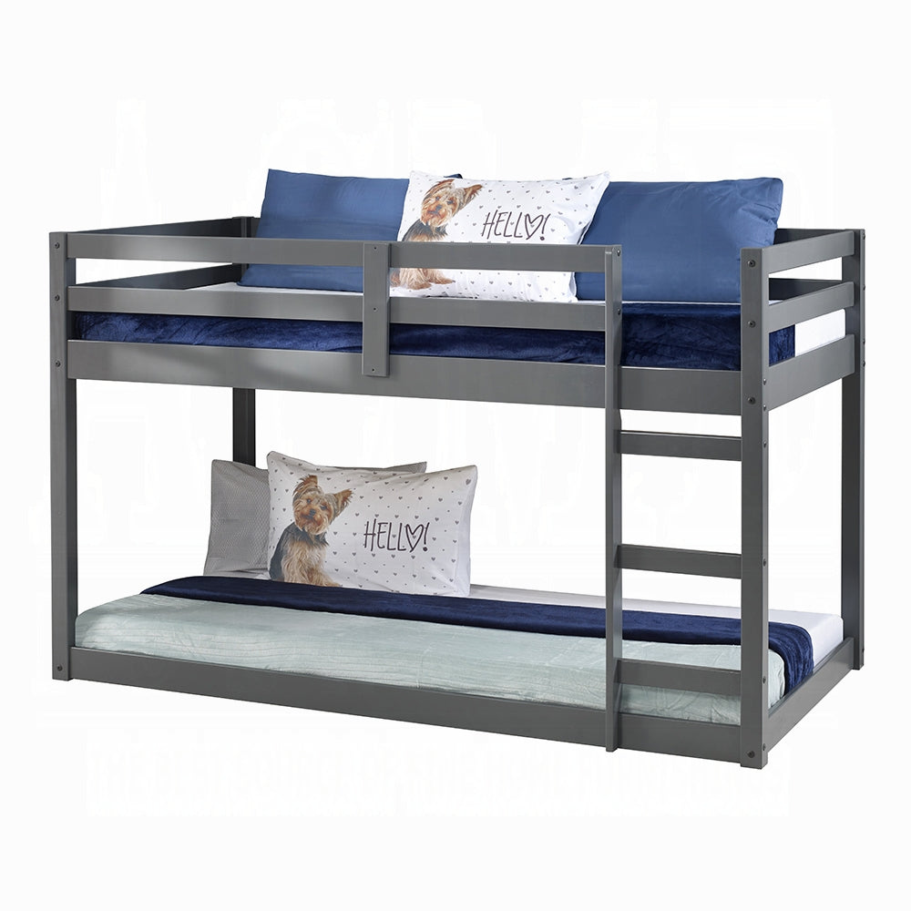 ReForm Creative Home Barney Twin Bunk Loft Bed - Grey Free Delivery USA & Canada