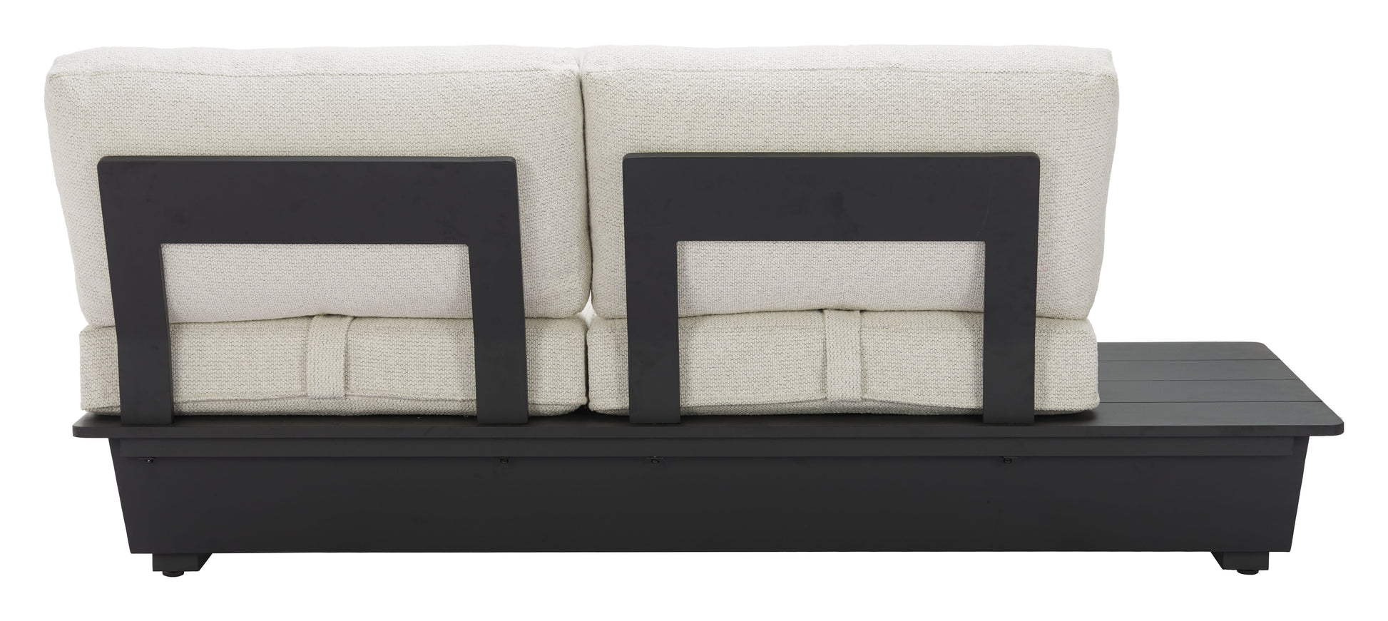 ReForm Creative Home-Arbor 2 Seater Modern Outdoor Sofa - Black. Free Delivery-USA & CANADA