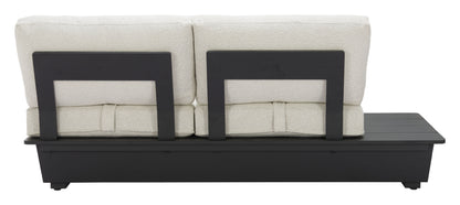ReForm Creative Home-Arbor 2 Seater Modern Outdoor Sofa - Black. Free Delivery-USA & CANADA