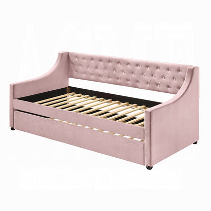ReForm Creative Home Hague Tufted Daybed w/Trundle - Pink Free Delivery USA & Canada