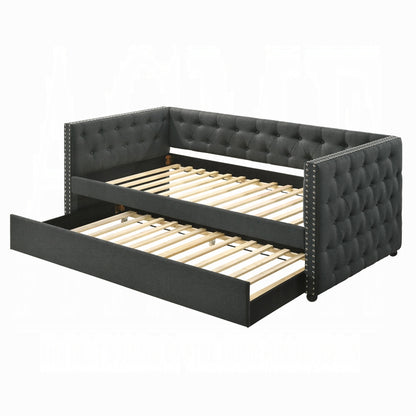 ReForm Creative Home Joy Tufted Daybed w/Trundle - Grey Free Delivery USA & Canada