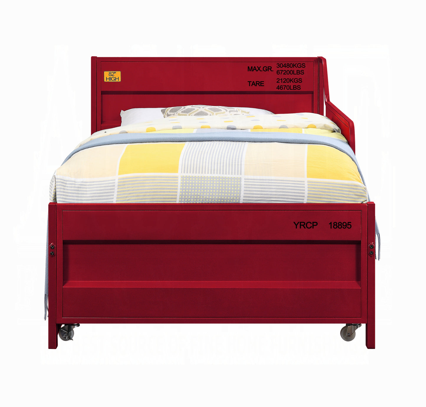 Kamotsu Daybed w/Trundle - Red
