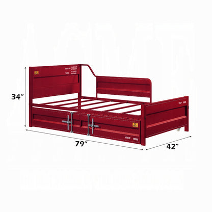 ReForm Creative Home Kamotsu Daybed w/Trundle - Red Free Delivery USA & Canada