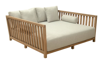 ReForm Creative Home Sunhaven Indoor/Outdoor Daybed Lounger - Taupe. Free Delivery-USA & CANADA