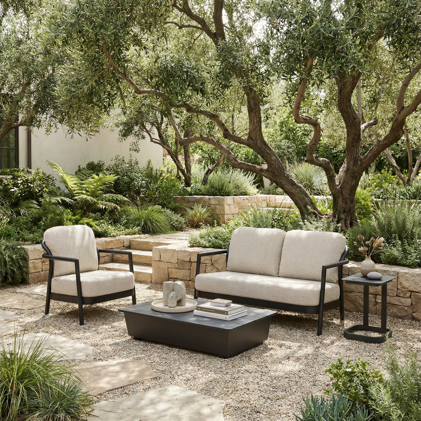 Arbor Outdoor Coffee Table - Black