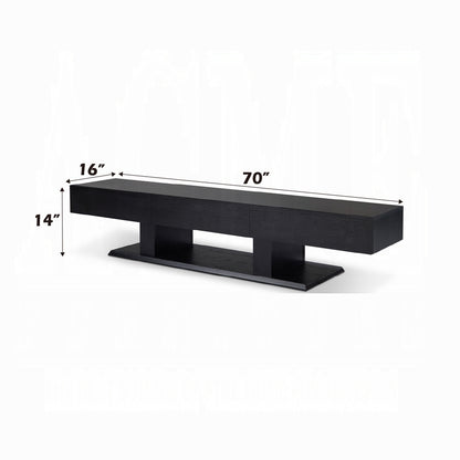 Phantom Modern Storage TV Stand - Black