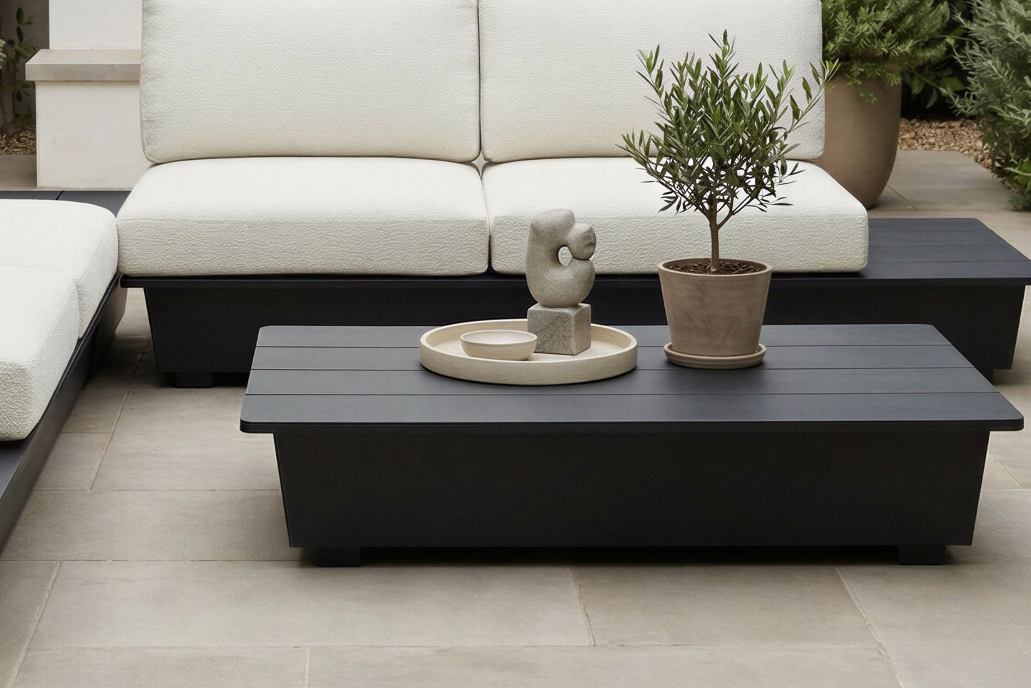 Arbor Outdoor Coffee Table - Black