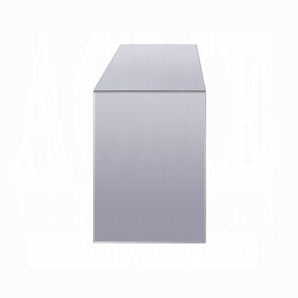 Brilliance-III Luxury Mirrored TV Stand - Clear