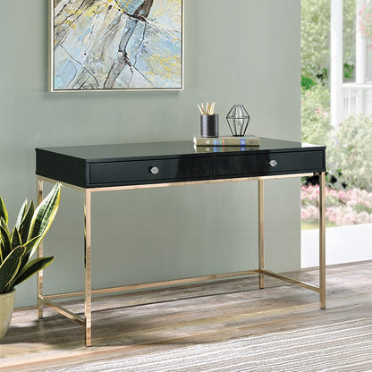 ReForm Creative Home Ablon Elegant High Gloss Multi-Purpose Desk - Multiple Colors Available-Free Delivery-USA & CANADA