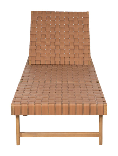 ReForm Creative Home Brisa Outdoor Chaise Lounger - Brown. Free Delivery-USA & CANADA
