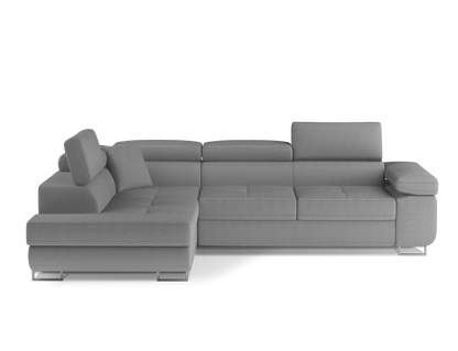 Anton Storage Sleeper Sectional Sofa - Grey