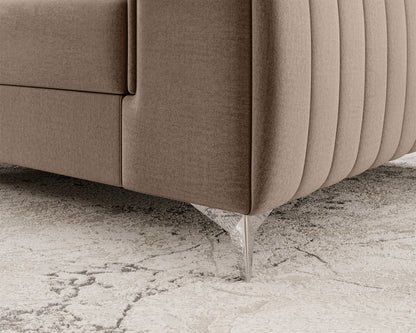 Laurence Modern Accent Chair - Beige