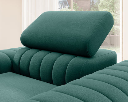 Laurence Modern Accent Chair - Teal Green