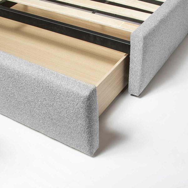 ReForm Creative Home Angie Queen Drawer Storage Bed - Grey. Free Delivery USA & Canada