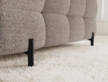 Fectory Sectional Storage Sleeper Chaise Sofa - Beige