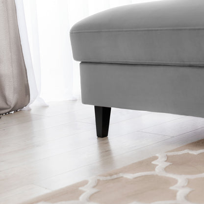 Foble Sectional Storage Sleeper Chaise Sofa - Light Grey