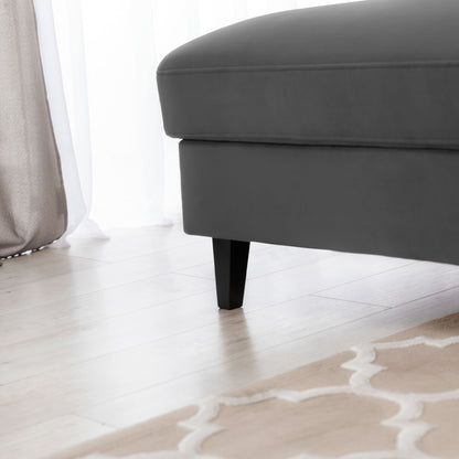 Foble Sectional Storage Sleeper Chaise Sofa - Dark Grey