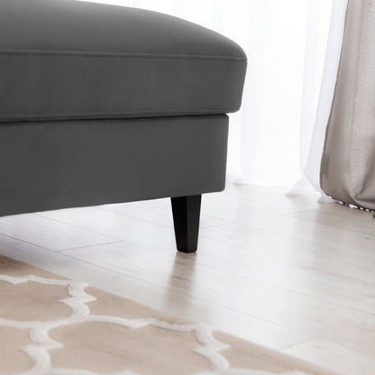 Foble Sectional Storage Sleeper Chaise Sofa - Dark Grey