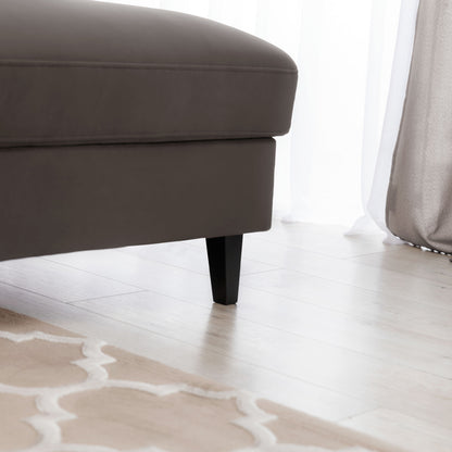 Foble Sectional Storage Sleeper Chaise Sofa - Dark Brown