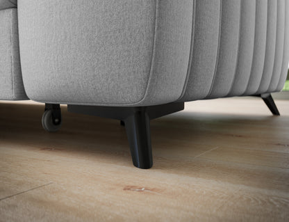 Kanedo Storage Sleeper Sectional Sofa - Grey