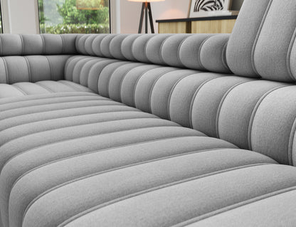 Kanedo Storage Sleeper Sectional Sofa - Grey