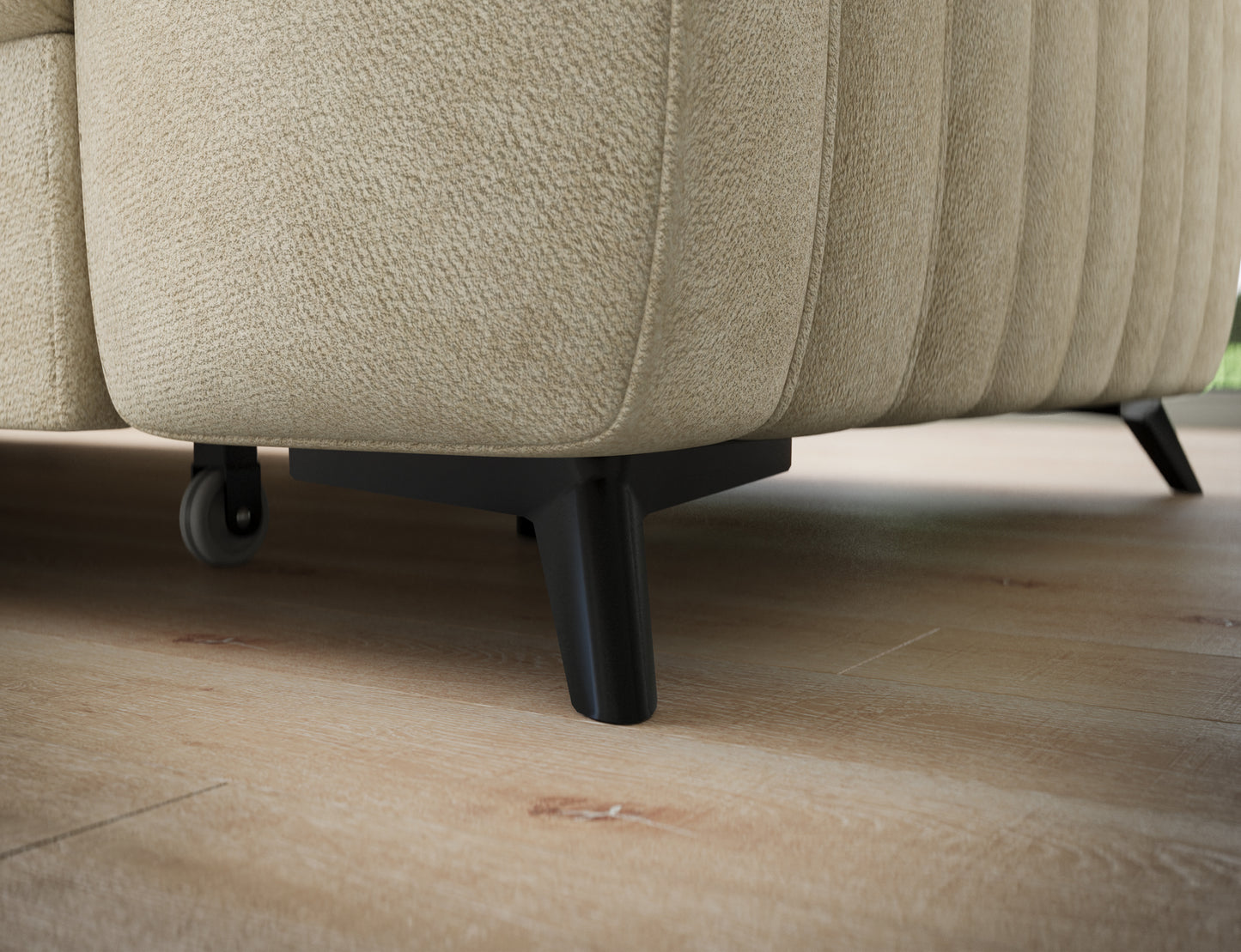 Kanedo Storage Sleeper Sectional Sofa - Beige