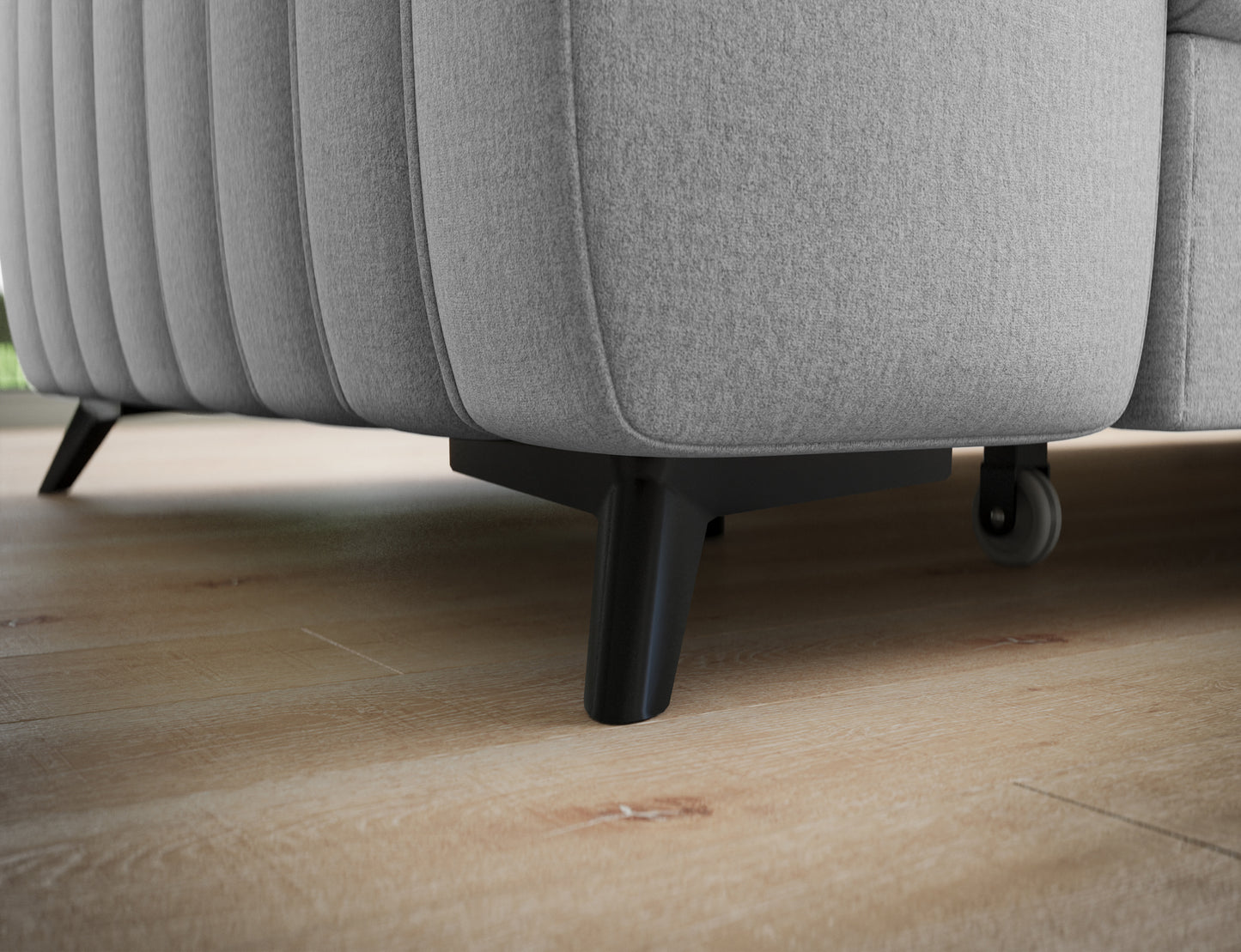 ReForm Creative Home Kanedo Storage Sleeper Sectional Sofa - Grey-Free Delivery-USA & CANADA