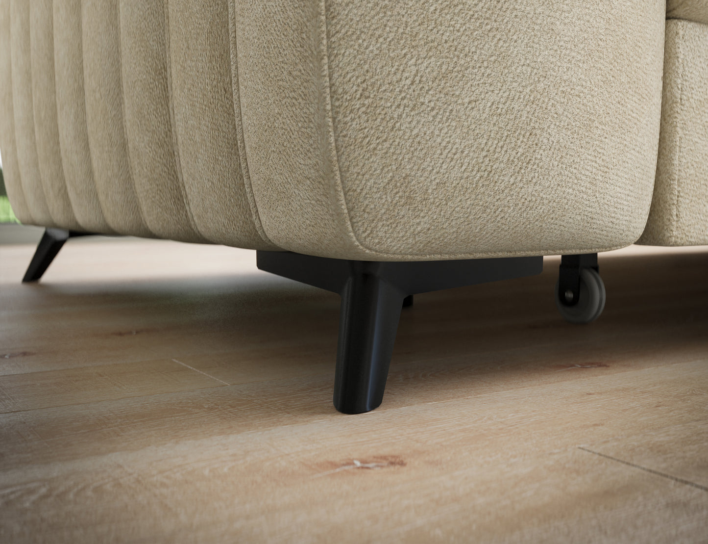 ReForm Creative Home Kanedo Storage Sleeper Sectional Sofa - Beige-Free Delivery-USA & CANADA