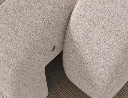 Villeo Sleeper Extendible Corner Chaise Sofa - Taupe