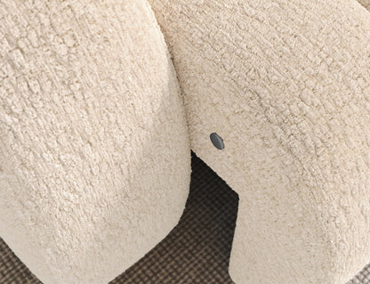 Villeo Sleeper Extendible Corner Chaise Sofa - Ivory