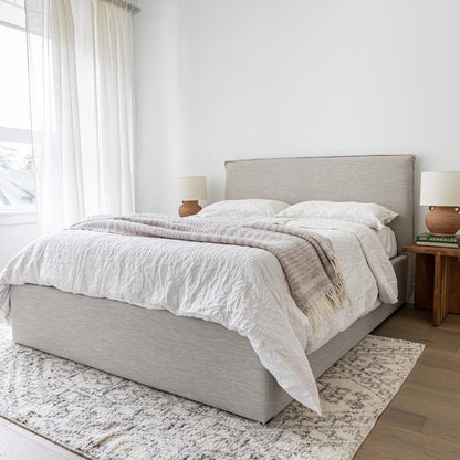 ReForm Creative Home Julia King Storage Bed - Sand Free Delivery USA & Canada