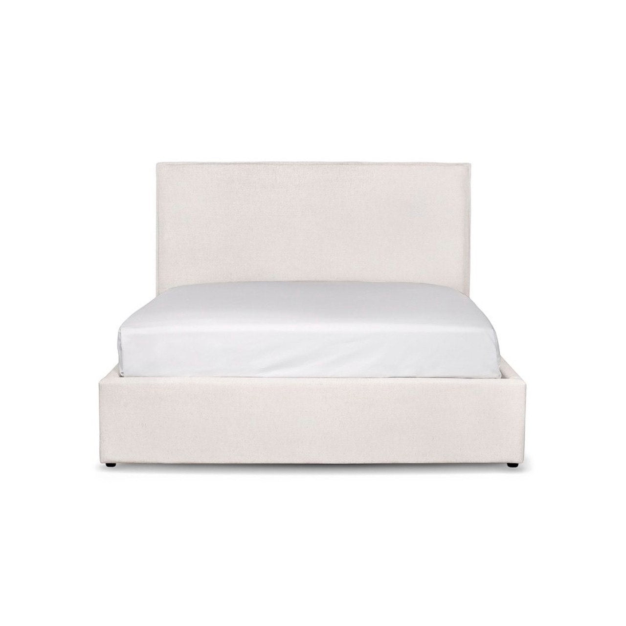 ReForm Creative Home Watkins Platform Storage Bed - Cream Free Delivery USA & Canada