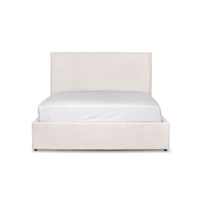 ReForm Creative Home Watkins Platform Storage Bed - Cream Free Delivery USA & Canada
