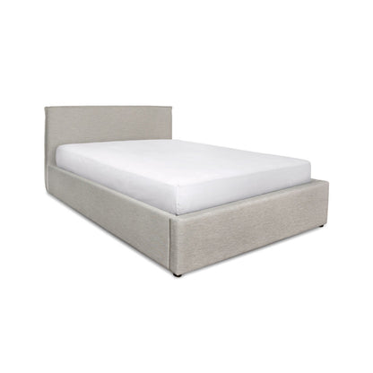 Seine Upholstered Storage Bed - Sand